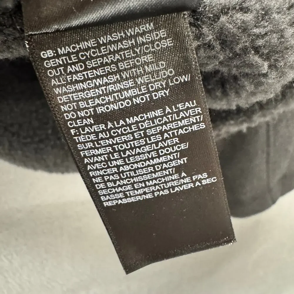 The North Face Jacket Mens‎ XL Gray 1/4 Zip Fleece Pullover Gorpcore Heavyweight